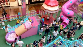 O Parque do Sorvete conta com diversos brinquedos temáticos