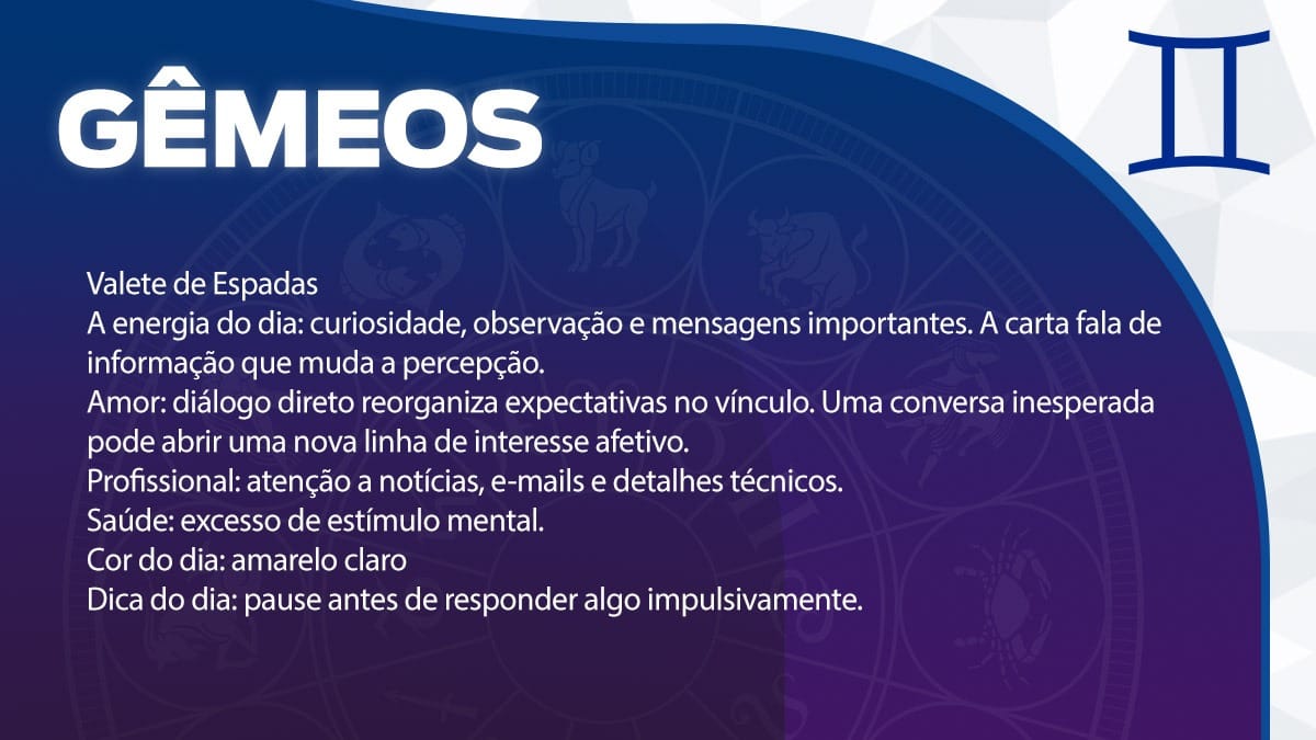 Previsão para Gêmeos / Arte/DL