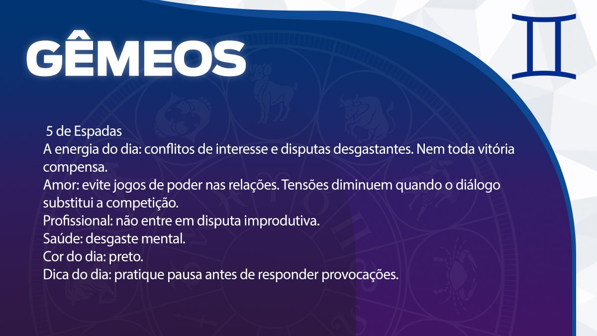 Previsão para Gêmeos / Arte/DL
