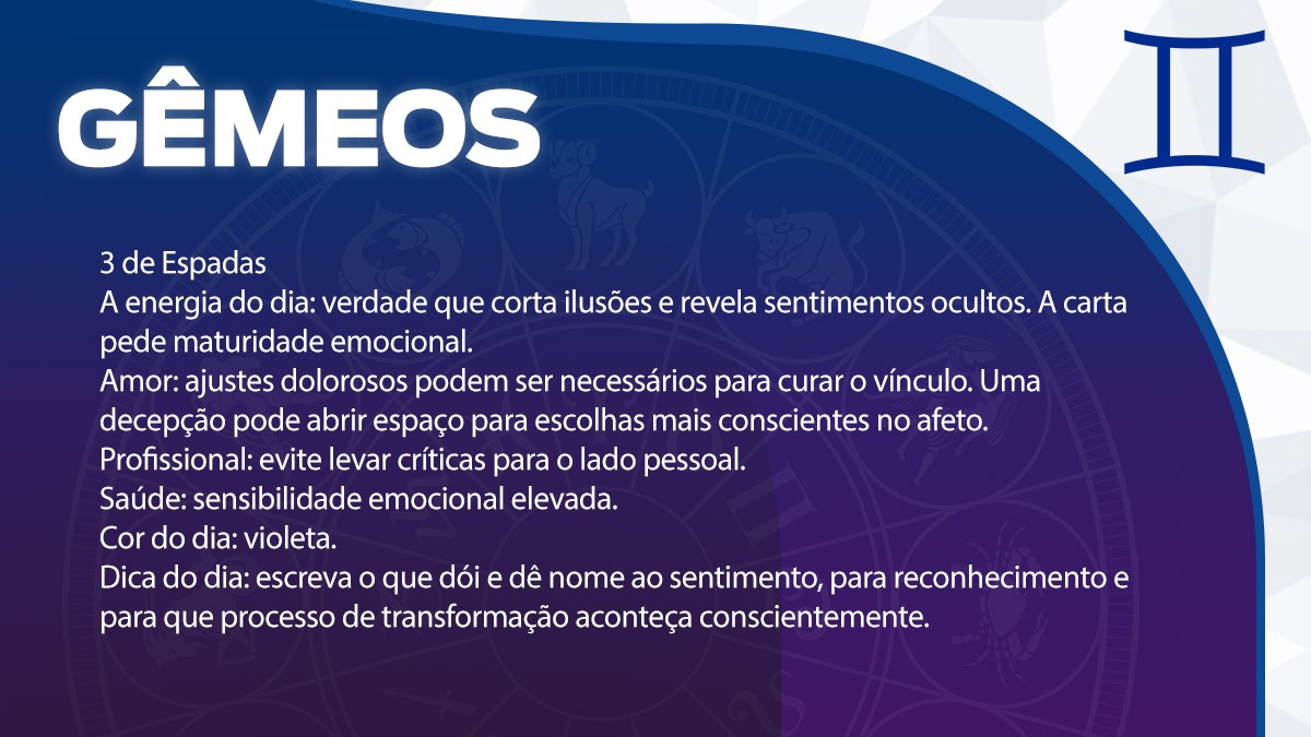 Previsão para Gêmeos / Arte/DL