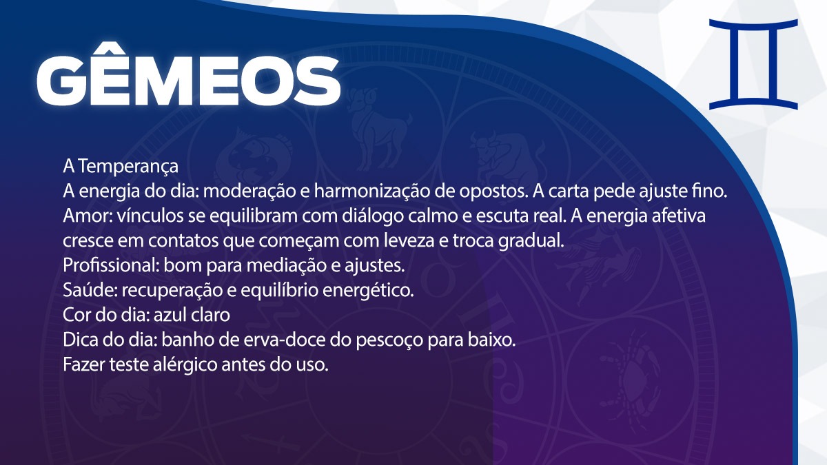 Previsão para Gêmeos / Arte/DL