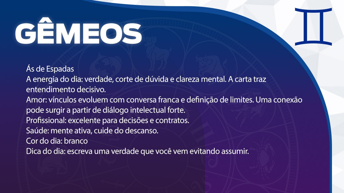 Previsão para Gêmeos / Arte/DL