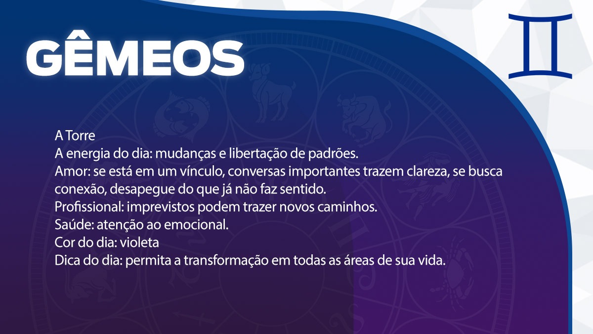 Previsão para Gêmeos / Arte/DL