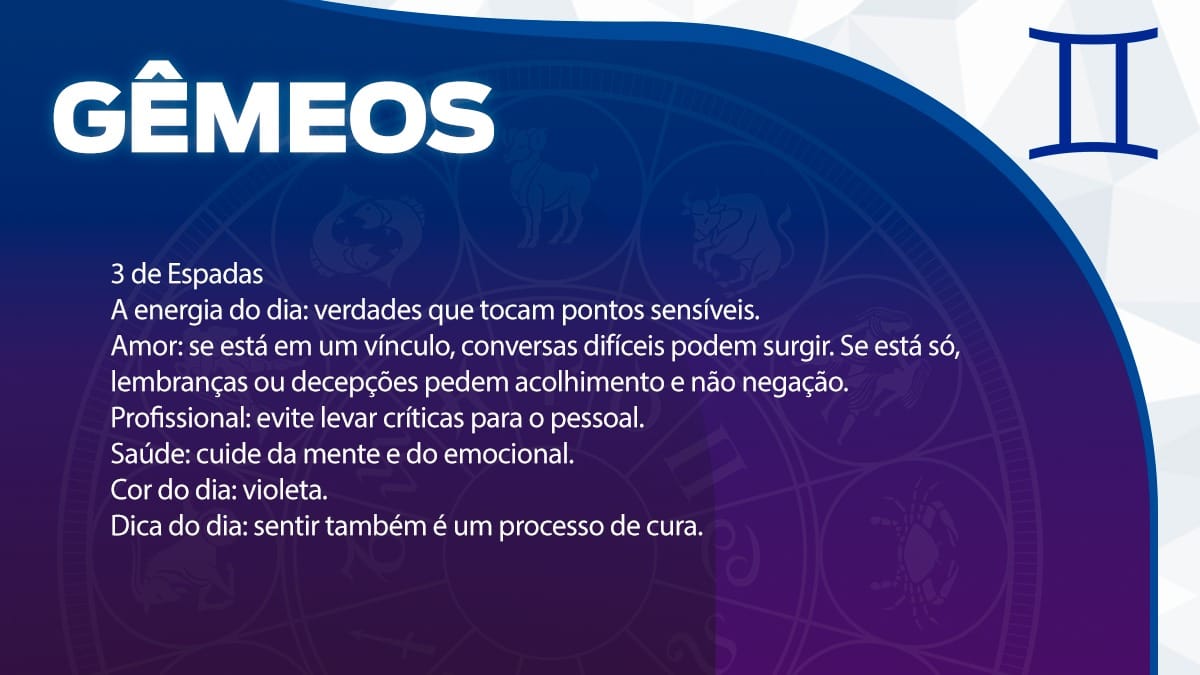 Previsão para Gêmeos / Arte/DL