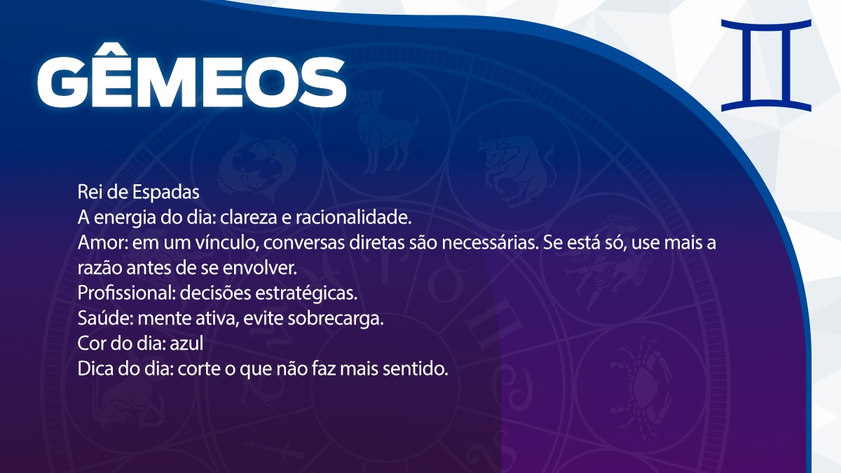 Previsão para Gêmeos / Arte/DL
