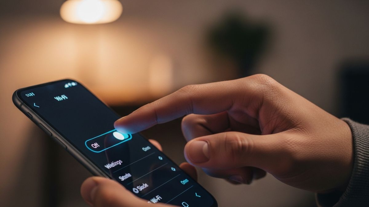 Ao passar pela porta de casa, desative o Wi-Fi no painel de controle e use apenas o seu 4G ou 5G