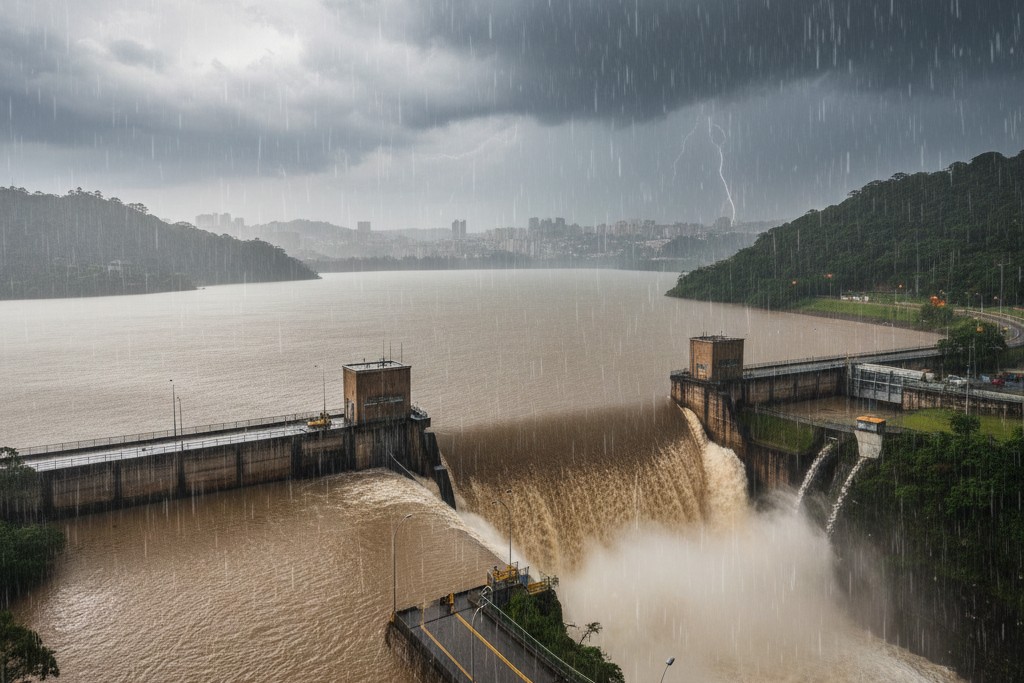 Reservatórios de SP terão um breve alívio com essas chuvas / Gemini