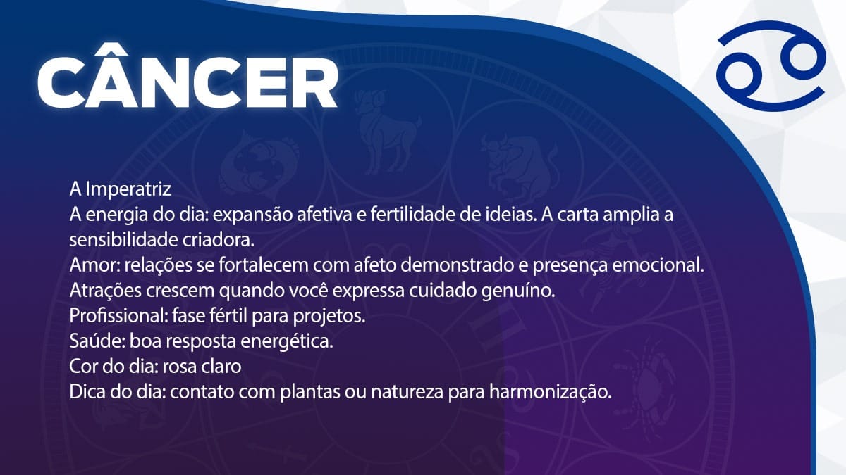 Previsão para Câncer / Arte/DL