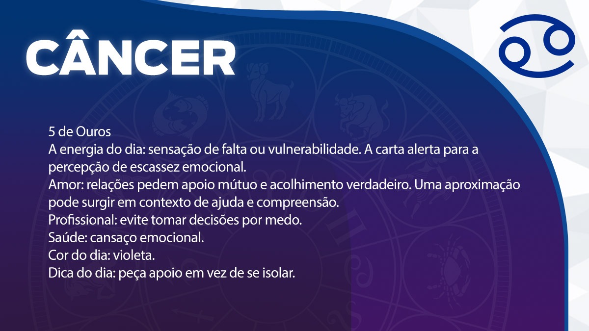 Previsão para Câncer / Arte/DL