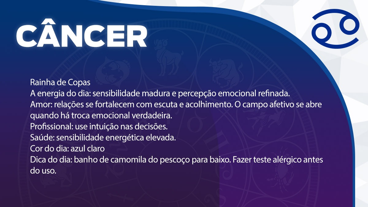 Previsão para Câncer / Arte/DL