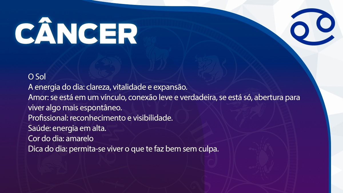 Previsão para Câncer / Arte/DL