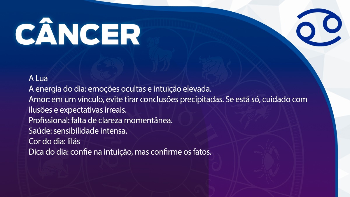 Previsão para Câncer / Arte/DL