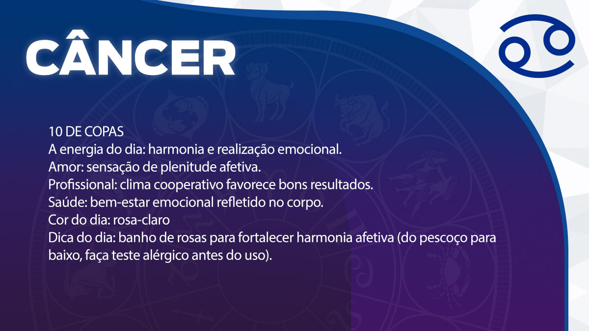 Previsão para Câncer / Arte/DL