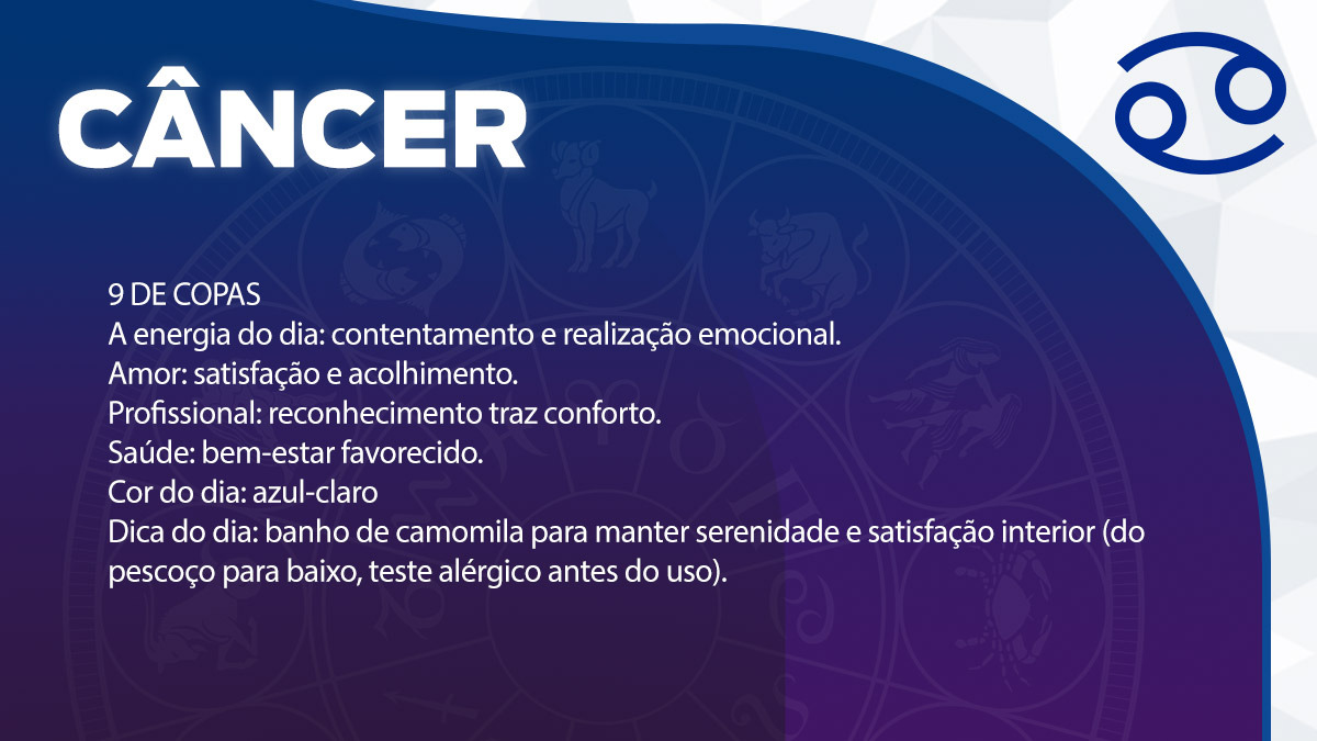 Previsão para Câncer / Arte/DL