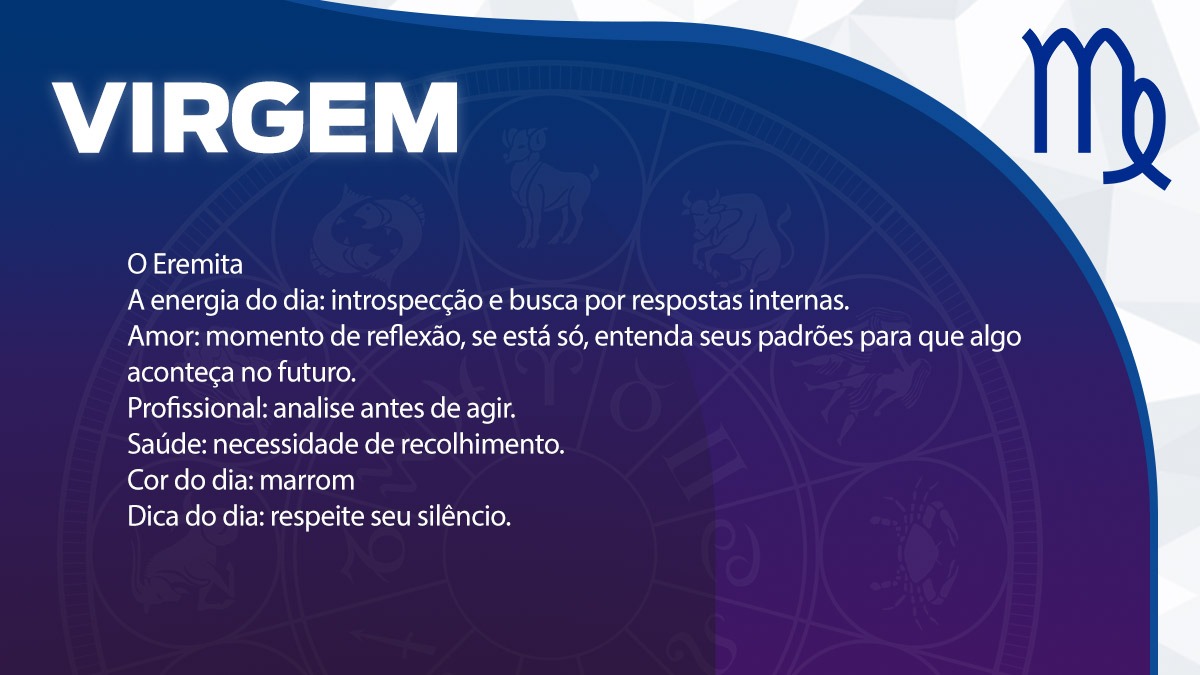 Previsão para Virgem / Arte/DL