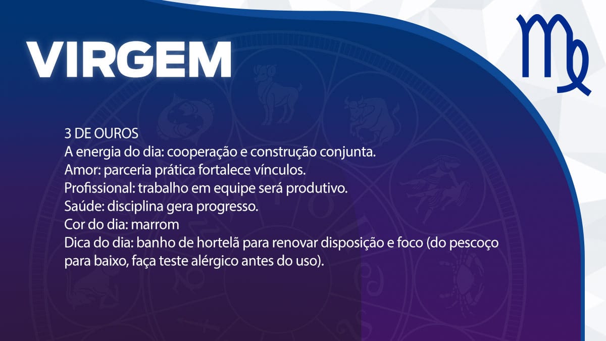 Previsão para Virgem / Arte/DL