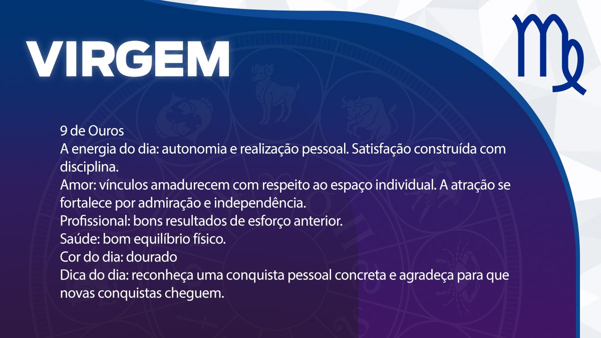 Previsão para Virgem / Arte/DL