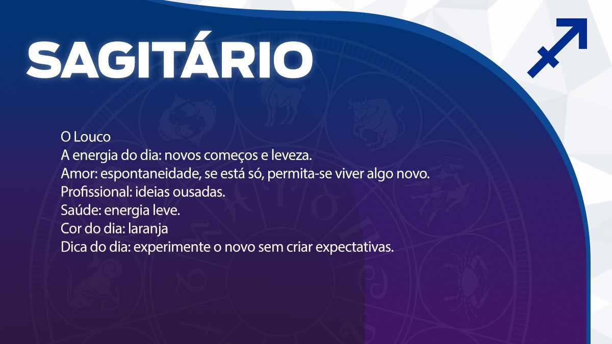 Previsão para Sagitário / Arte/DL
