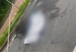 De acordo com relatos preliminares, o tráfego ficou totalmente parado por mais de 1 hora no trecho próximo a uma base da Polícia Militar.