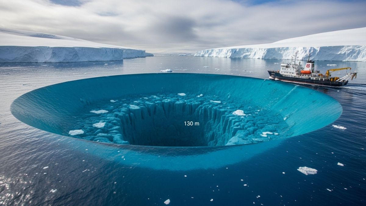 Um novo estudo científico aponta a origem do 'buraco gravitacional' na Antártida