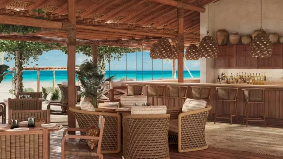 O empreendimento será construído na costa sudoeste de Barbuda / Divulgação/Nobu Beach Inn