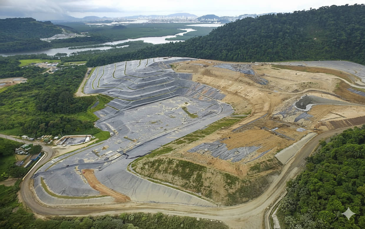 Apesar de ter sido preparado para aguentar mais alguns anos, o aterro opera sob pressões técnicas
