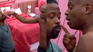 Após Leandro Boneco acender as luzes, Edilson reagiu com xingamentos e um empurrão no rosto do rival