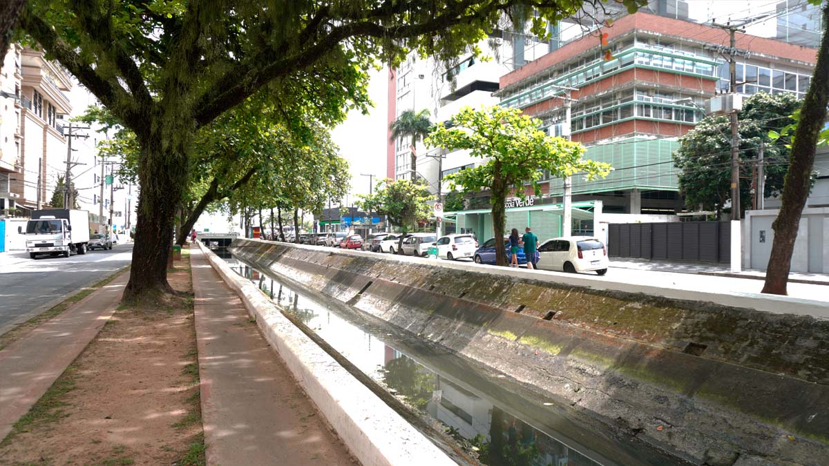 A Lei Complementar nº 932 proíbe a pesca nos canais, com fiscalização da Guarda Municipal e da Secretaria de Meio Ambiente. Renan Lousada/DL