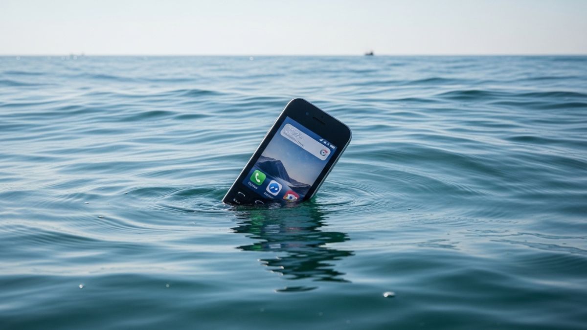Celular que cai na água do mar corre maior risco de corrosão por causa do sal, que acelera a oxidação dos componentes internos/ImageFX