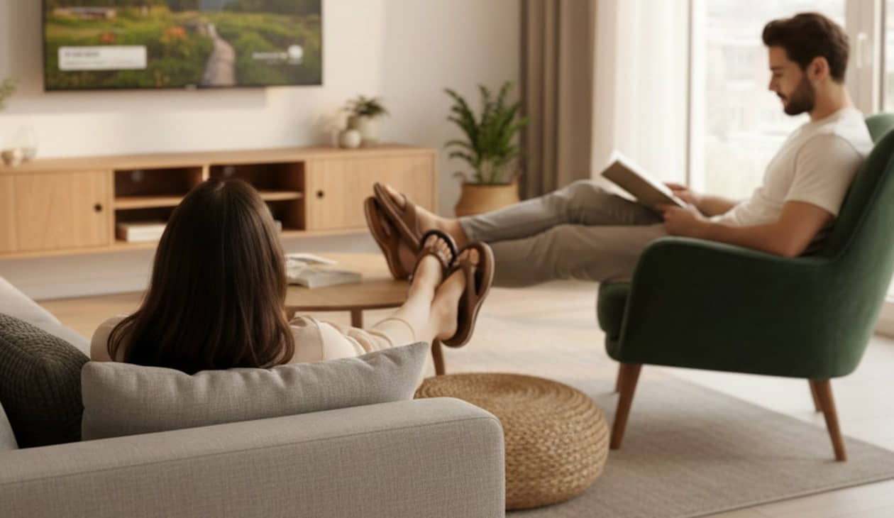 Os chinelos ortopédicos 100% nacionais oferecem conforto e diminuem inflamações nos pés