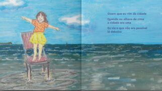 Inspirado pela relação da autora com o litoral, o livro dialoga com a curiosidade característica da infância