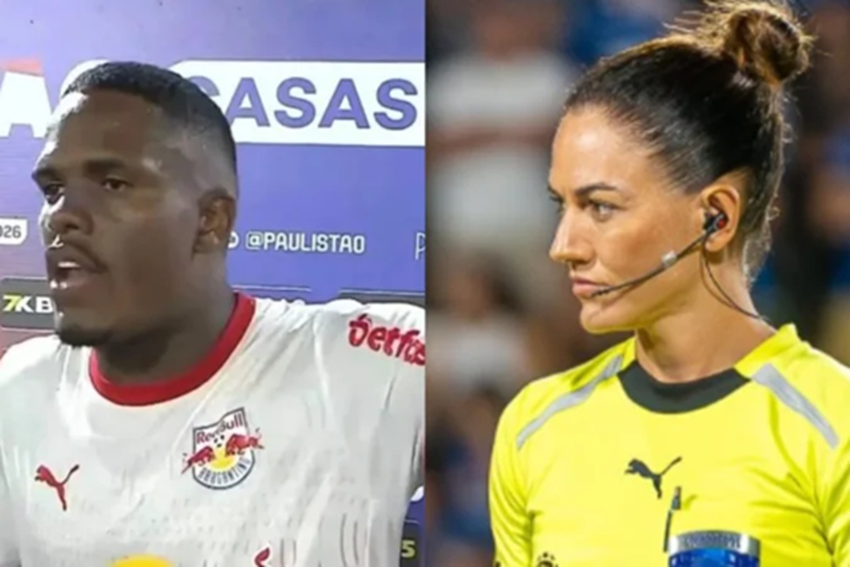 Gustavo Marques, do Bragantino, deu declaração machista contra a árbitra Daiane Muniz