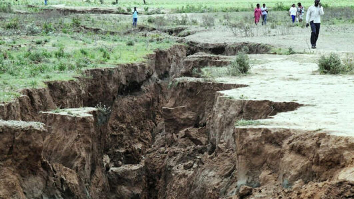 O processo envolve a divisão da placa africana em duas porções principais