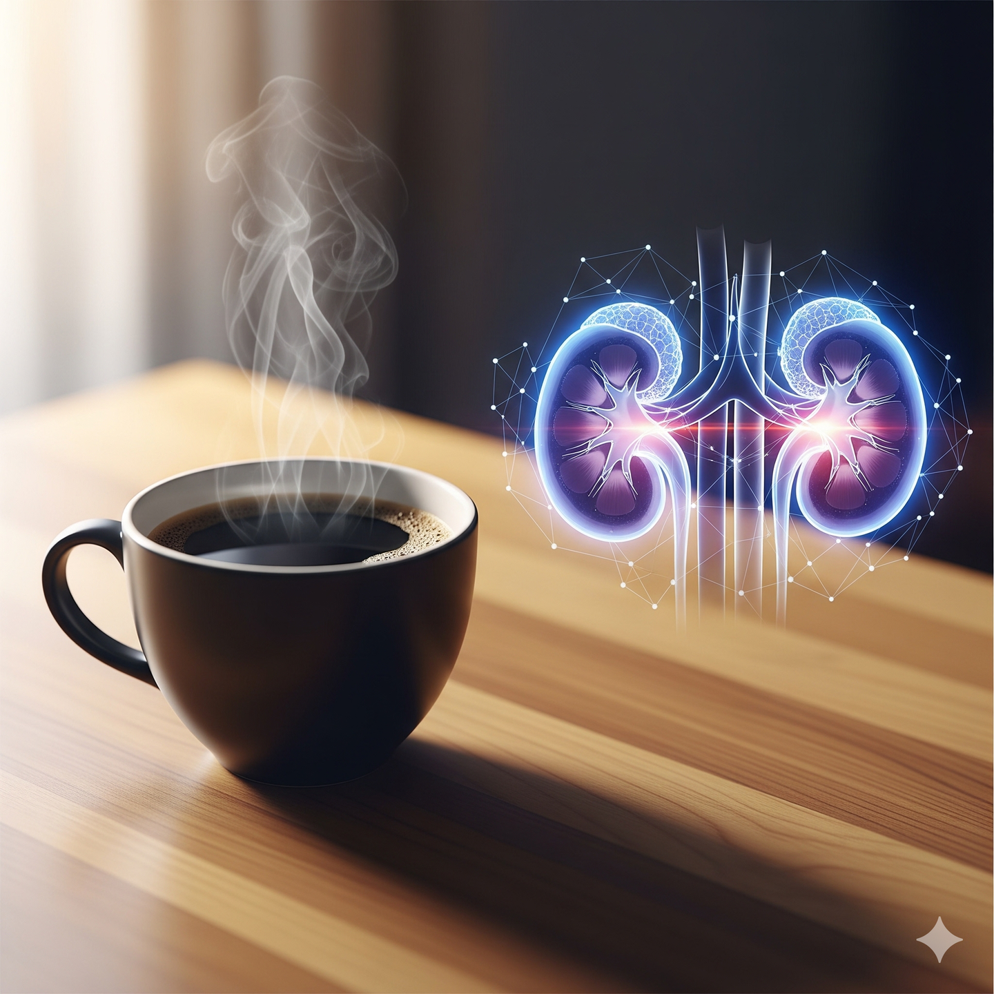 Café e rins: a ciência explica a relação entre os dois / Gemini