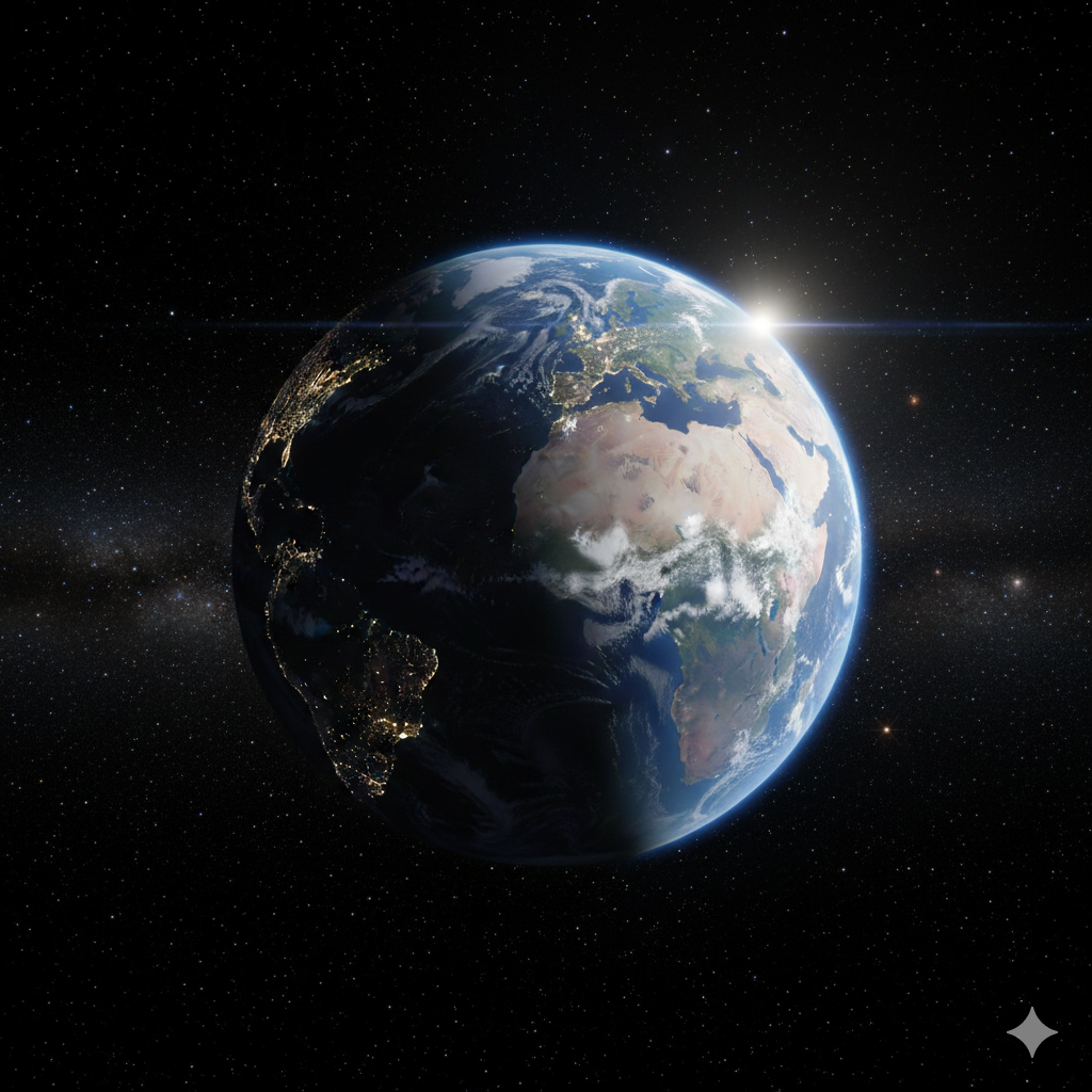 O planeta Terra visto do Universo / Gemini