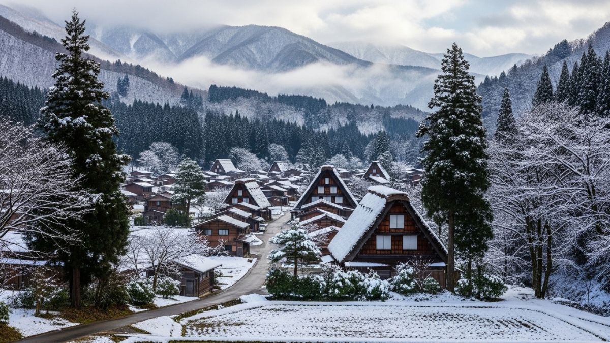 O isolamento geográfico de Gokayama permitiu que o modo de vida rural japonês permanecesse praticamente intacto, mesmo durante o intenso processo de modernização do país/ImageFX