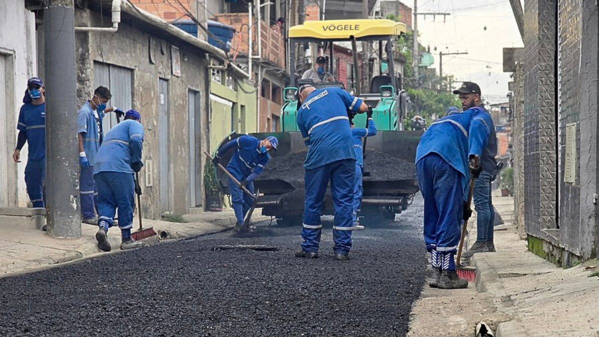 Guarujá finalizou na terça-feira (3) as obras de infraestrutura na Viela dos Operários