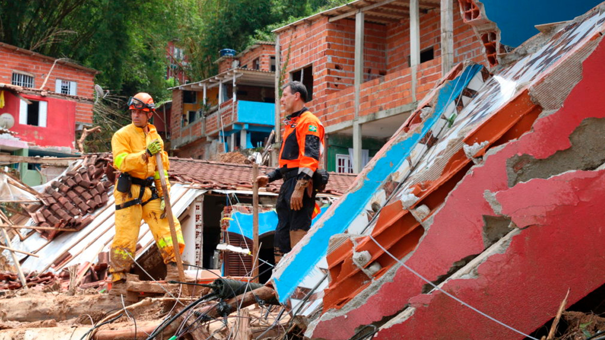 Fotos de 2023 do desastre no Litoral Norte - Rovena Rosa/Agência Brasil