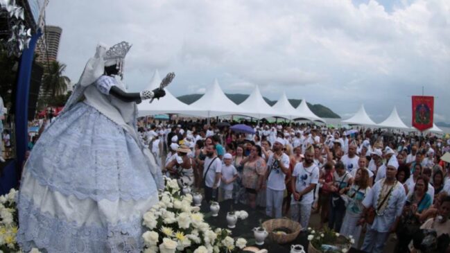 Santos realizará no próximo domingo (22) a tradicional Festa de Iemanjá