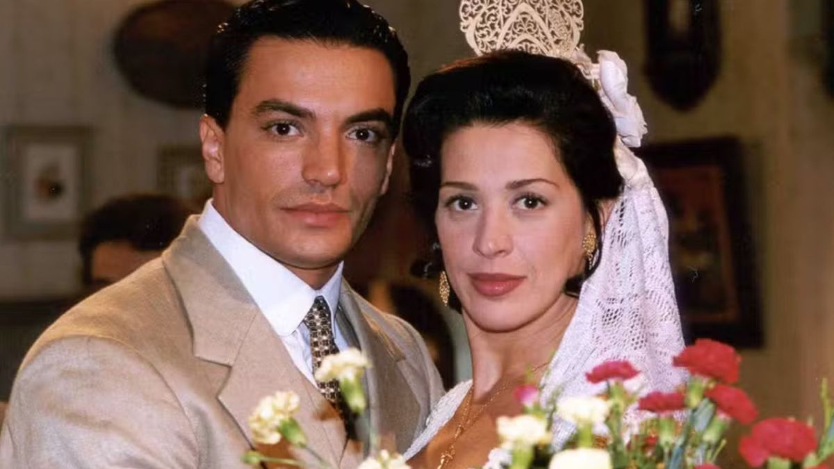 Fábio Dias e Claudia Raia em Terra Nostra