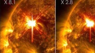 Quinta erupção severa em 72 horas coloca agências espaciais em alerta; fenômeno pode causar auroras intensas e interferências em satélites.