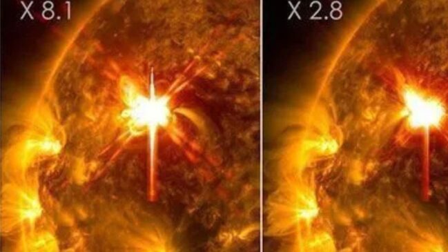 Quinta erupção severa em 72 horas coloca agências espaciais em alerta; fenômeno pode causar auroras intensas e interferências em satélites.