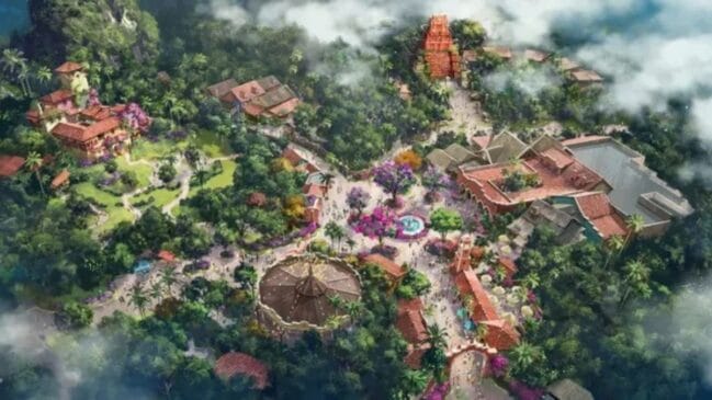 No lugar do asfalto e das luzes de parque de diversões antigo, surgirá a Pueblo Esperanza