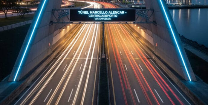 O maior túnel urbano do Brasil está no Rio de Janeiro e é considerado uma obra memorável de mobilidade