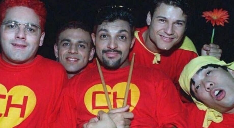 A banda Mamonas Assassinas meses antes do trágico acidente aéreo / Arquivo Pessoal