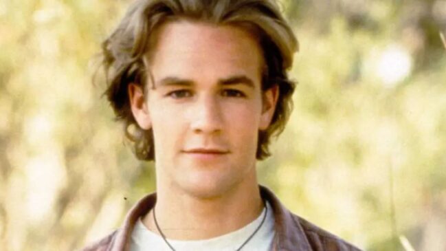 James Van Der Beek era conhecido pela série 'Dawson's Creek'