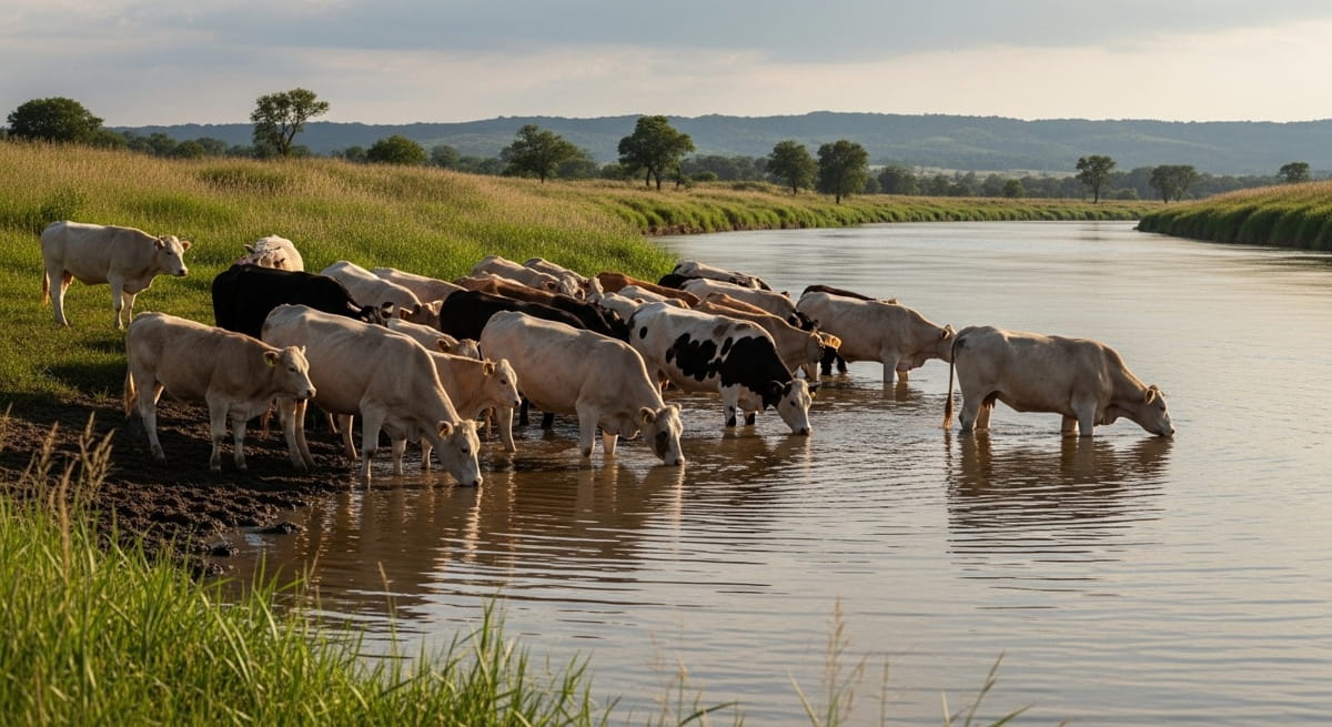 Entenda quando matar a sede do gado deixa de ser um direito e se torna um crime ambiental com risco de embargo imediato da área.