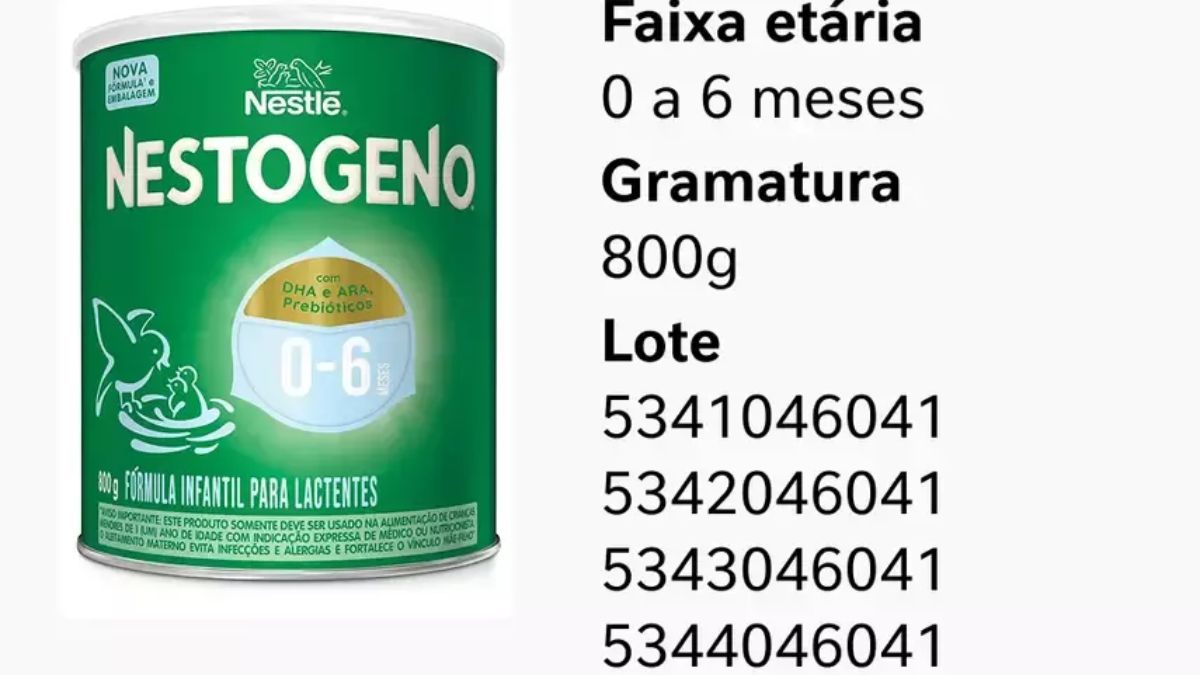 Nestogeno 800g de 0 a 6 meses/Divulgação