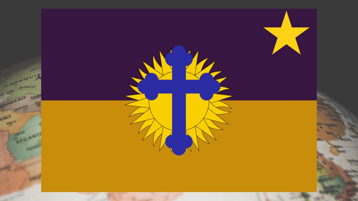 A bandeira do país Esana / Reprodução/Fakecountries