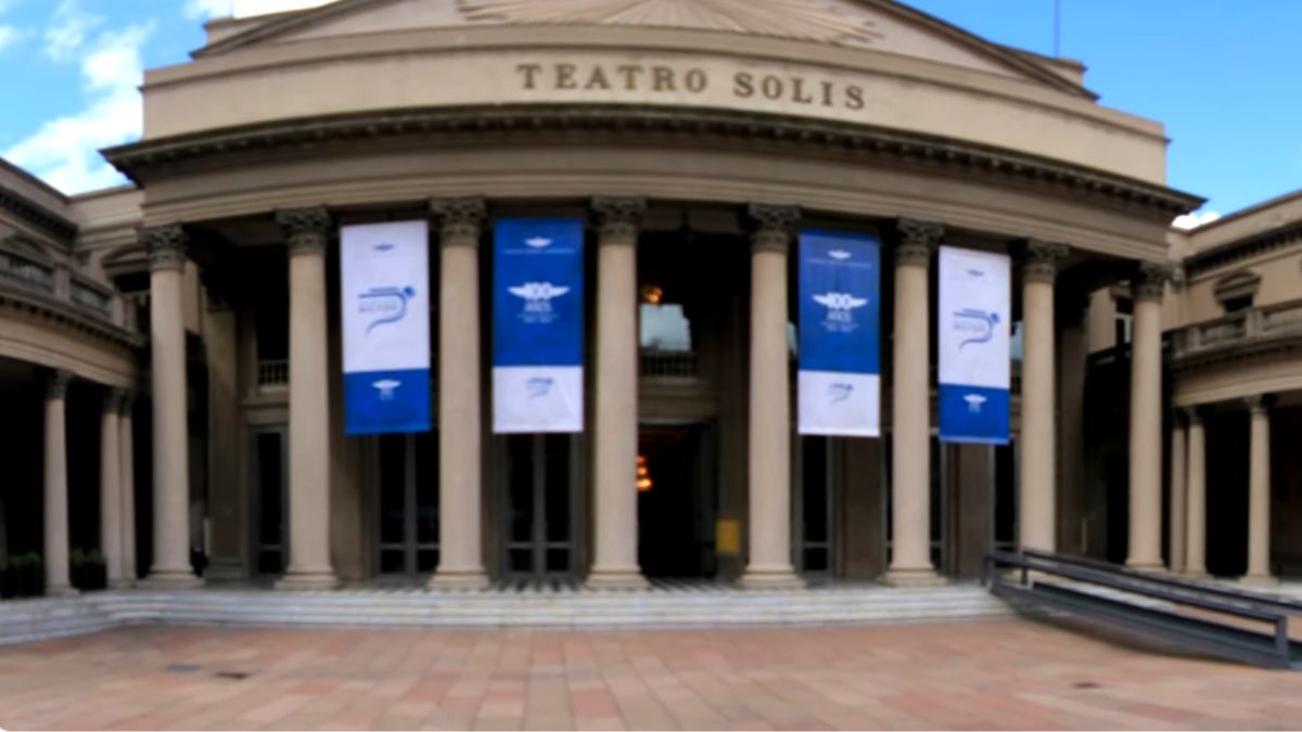 No caso do Teatro Soles, é um dos pontos mais famosos do país e fica na Ciudad Vieja (Simple Voos/Youtube/Reprodução)